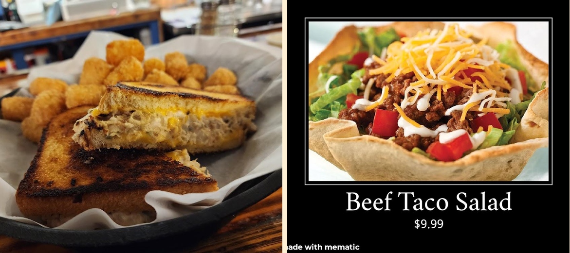 Milton Lodge Bar and Grill Menu